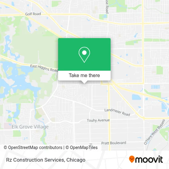 Rz Construction Services map
