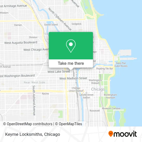 Keyme Locksmiths map