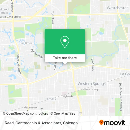 Reed, Centracchio & Associates map