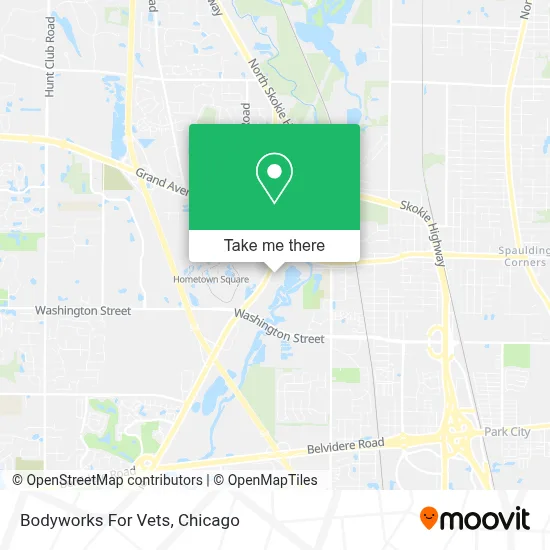 Bodyworks For Vets map