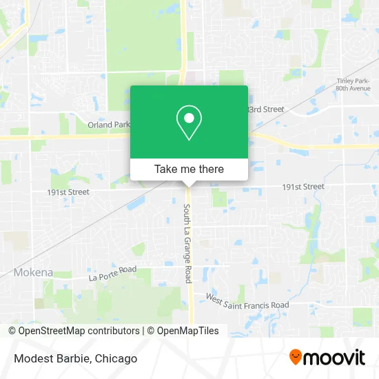 Modest Barbie map