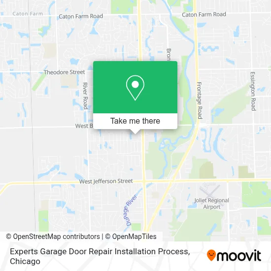 Experts Garage Door Repair Installation Process map