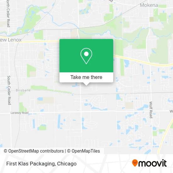First Klas Packaging map