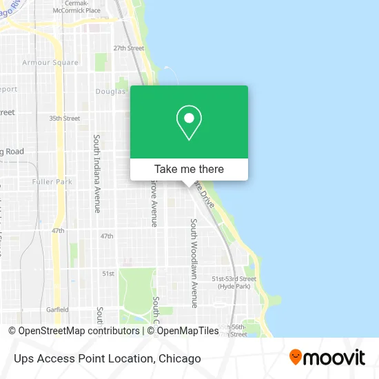 Ups Access Point Location map