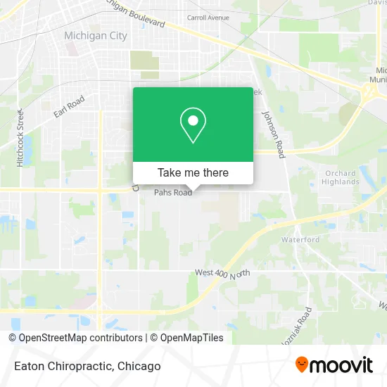 Eaton Chiropractic map