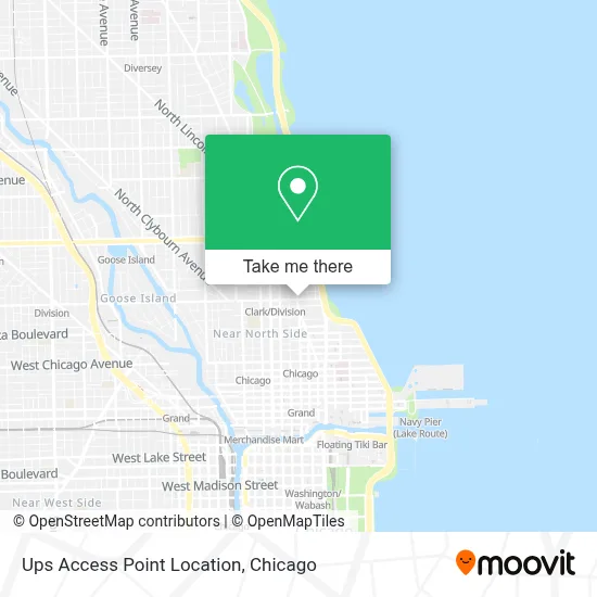 Ups Access Point Location map
