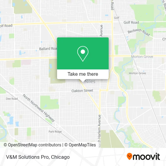 V&M Solutions Pro map