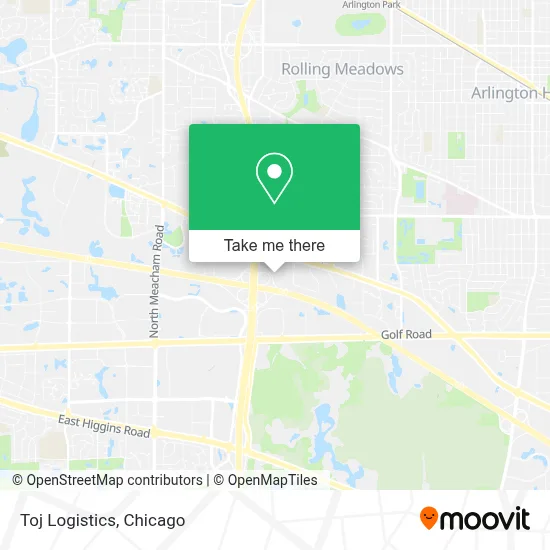Toj Logistics map