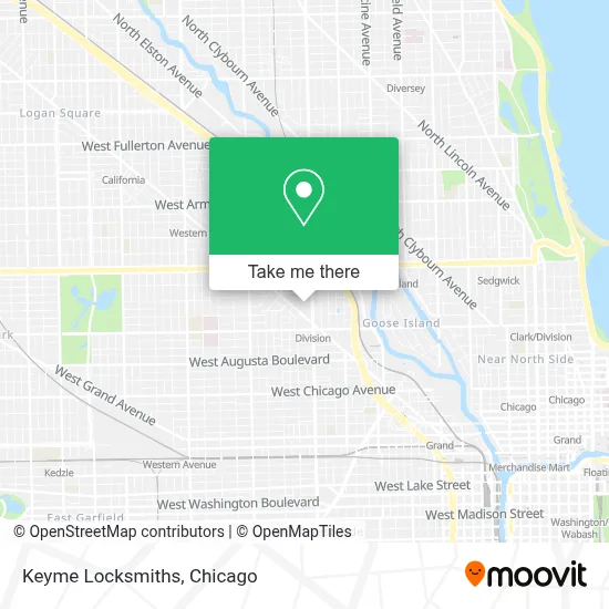 Keyme Locksmiths map