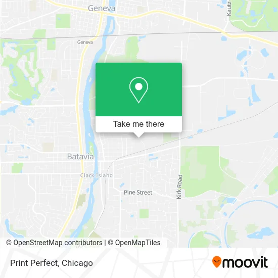 Print Perfect map