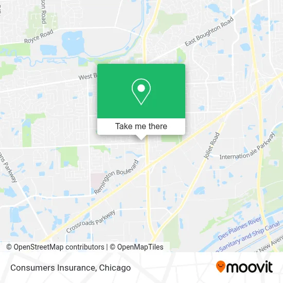 Consumers Insurance map