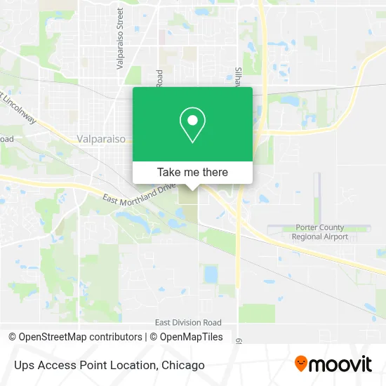 Ups Access Point Location map