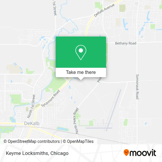 Keyme Locksmiths map