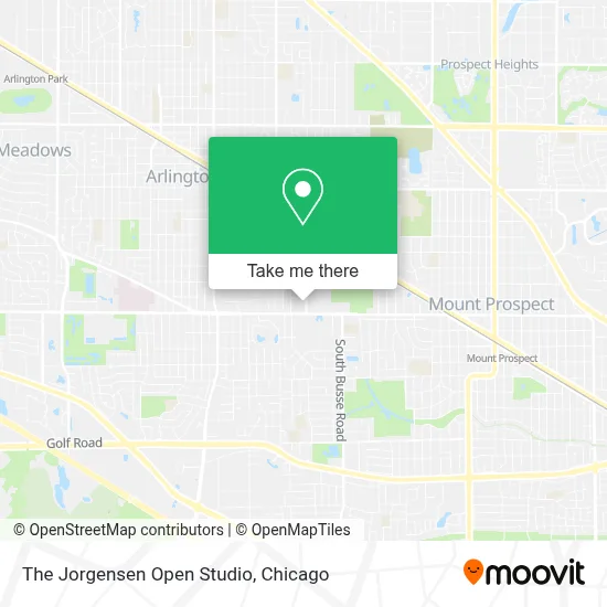The Jorgensen Open Studio map