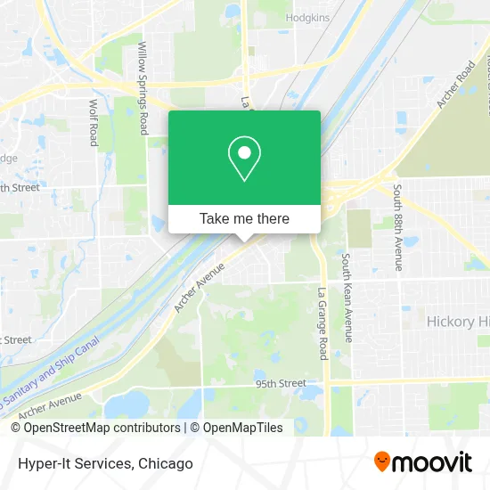 Hyper-It Services map