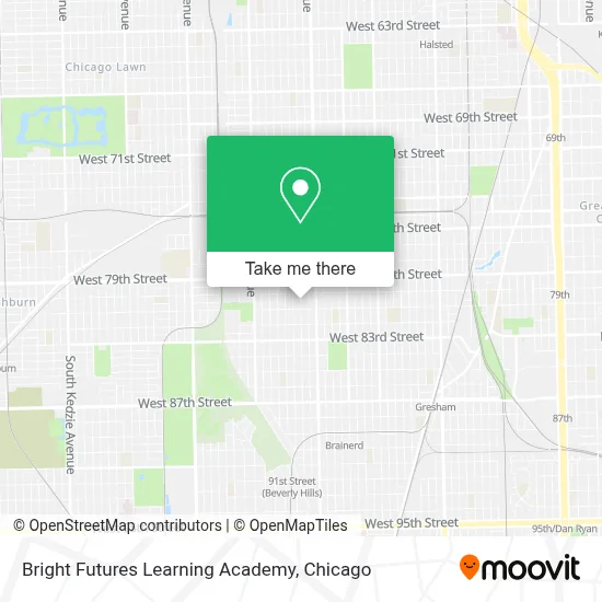 Bright Futures Learning Academy map