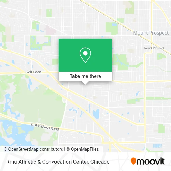 Rmu Athletic & Convocation Center map