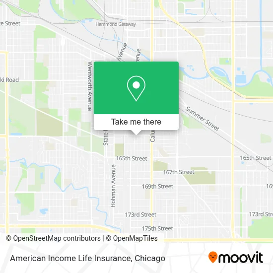 American Income Life Insurance map