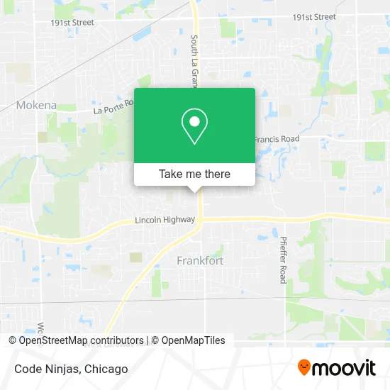 Code Ninjas map