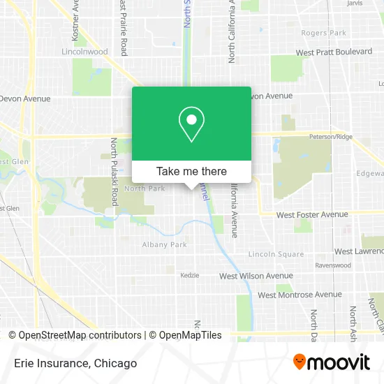 Erie Insurance map