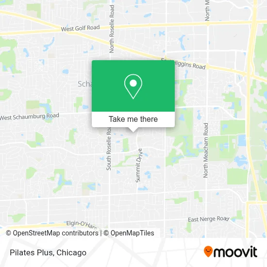 Pilates Plus map