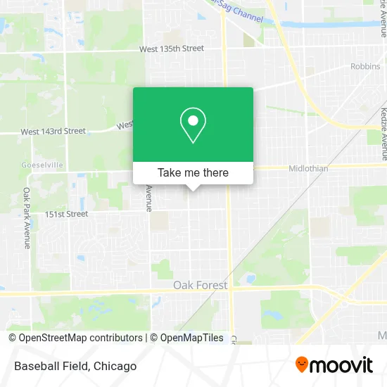 Baseball Field map