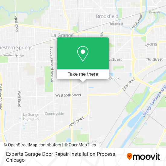 Experts Garage Door Repair Installation Process map