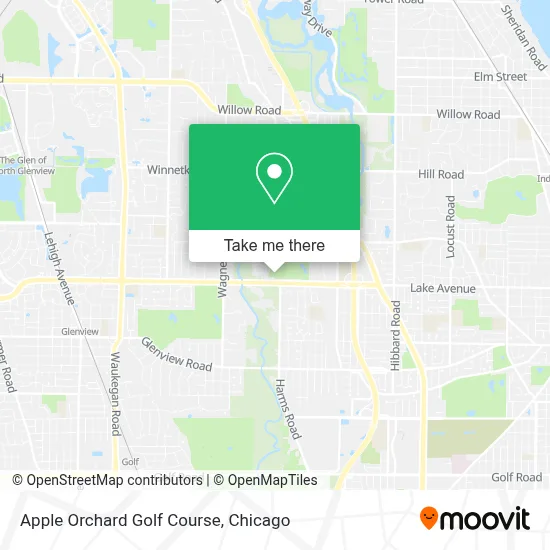 Apple Orchard Golf Course map