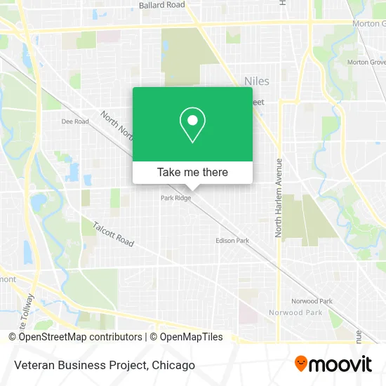 Veteran Business Project map