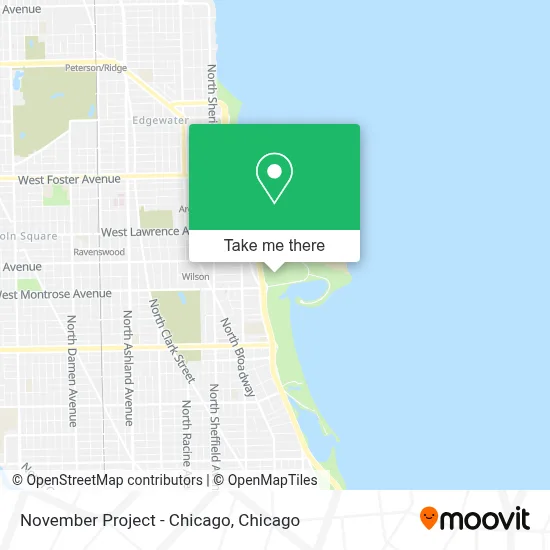 November Project - Chicago map