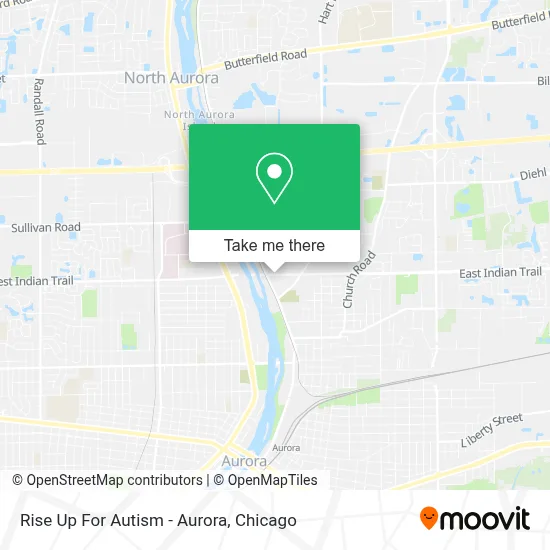 Rise Up For Autism - Aurora map