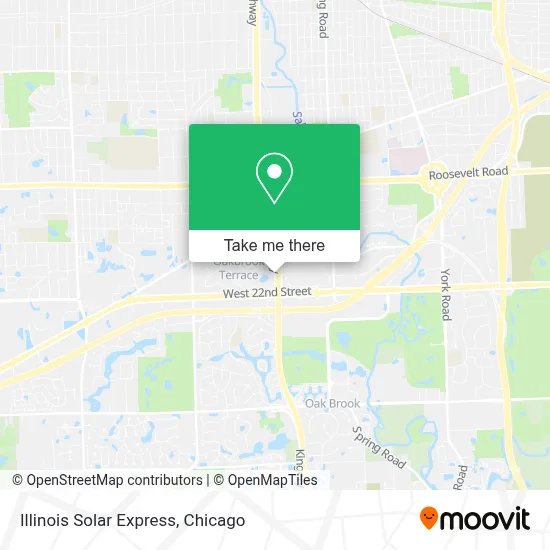 Illinois Solar Express map