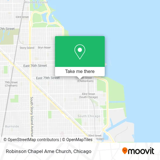 Robinson Chapel Ame Church map