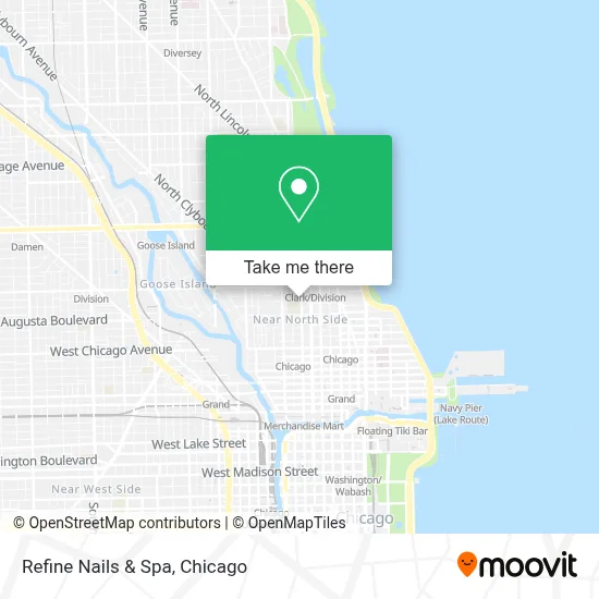 Refine Nails & Spa map