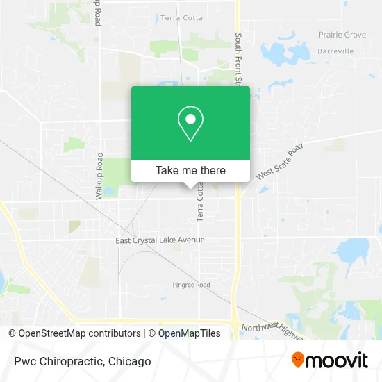 Pwc Chiropractic map