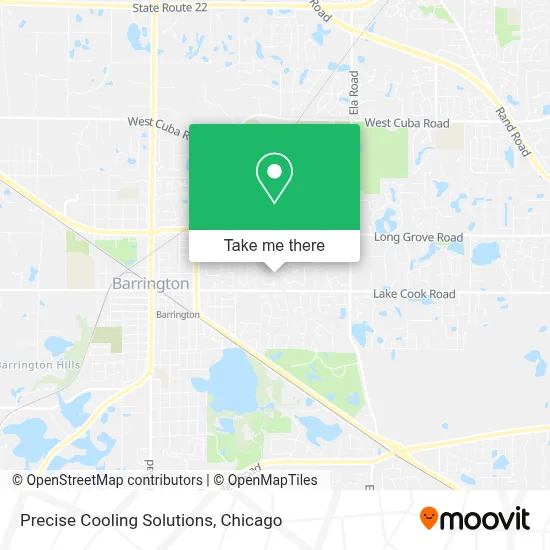 Precise Cooling Solutions map