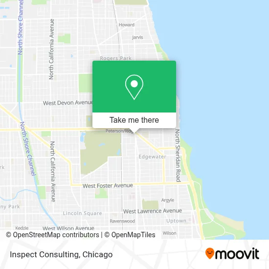 Inspect Consulting map
