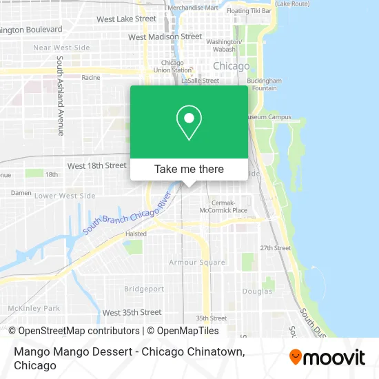 Mango Mango Dessert - Chicago Chinatown map