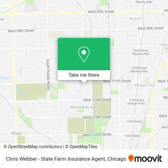 Chris Webber - State Farm Insurance Agent map