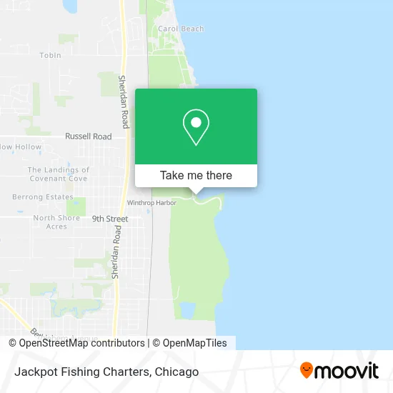Jackpot Fishing Charters map