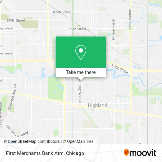 First Merchants Bank Atm map