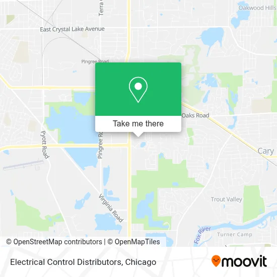 Electrical Control Distributors map
