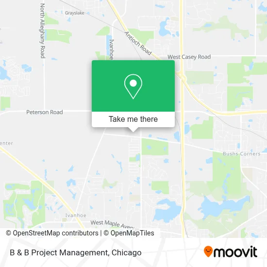 B & B Project Management map