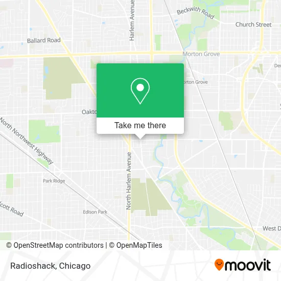 Radioshack map