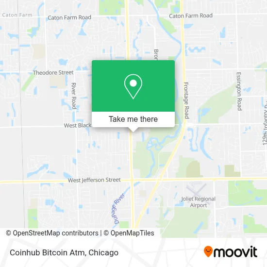 Coinhub Bitcoin Atm map
