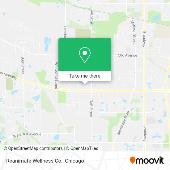 Reanimate Wellness Co. map