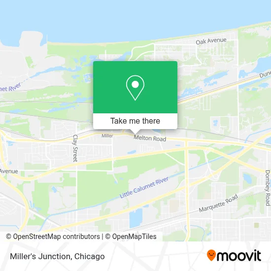 Miller's Junction map