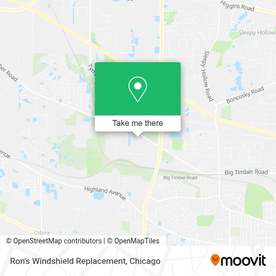 Ron's Windshield Replacement map