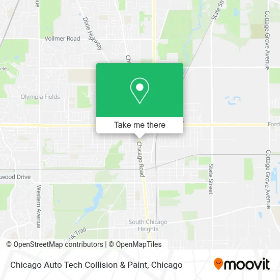 Chicago Auto Tech Collision & Paint map