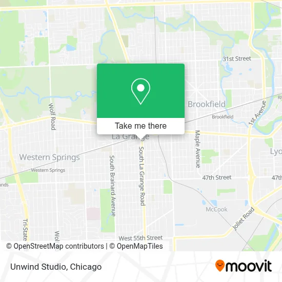 Unwind Studio map